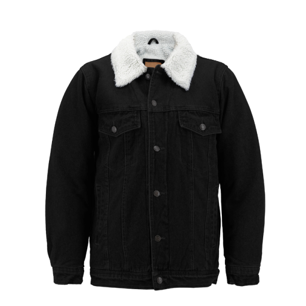 Premium Quality Denim Black Jacket