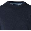 Casual Regular Fit Pullover Round Neck Sweater Dark Blue - Image 4