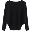 Batwing Sleeves Dolman Loose Knitted Sweaters For Women's - Image 4