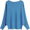 Batwing Sleeves Dolman Loose Knitted Sweaters For Women's - Image 5