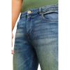 Blue Dobby Carrot Fit Vintage Jeans - Image 4