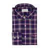 Flannel Twill Check Shirt Blue - Image 2