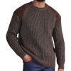 Chunky Wool Ribbed Shooting Jumper For Men's - Image 2