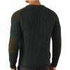 Chunky Wool Ribbed Shooting Jumper For Men's - Image 5