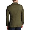 Dark Olive Green Cotton Stretch Jacket - Image 3