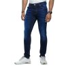 Dark Blue Skinny Fit Jeans - Image 4