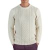 Fisherman's British Wool Cable Jumper For Mens - Image 2