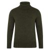 Submariner Fitted Roll Neck Merino Wool Jumper - Image 3