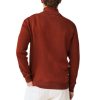 Green Plain Regular Fit Cotton Premium Quarter Zip Jumper - Image 9