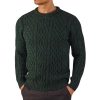 Jarvis Wool Aran Cable Sweater for Men - Image 2