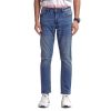 Light Blue Slim Fit Jeans For Men's - Image 3