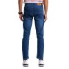 Blue Regular Fit Jeans For Men's - Image 3