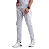 Light Gray Slim Fit Jeans For Men's - Image 2