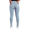 Light Skinny Denim with Raw Hem for Women - Image 4