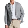 Dark Grey Linen Cotton Jacket - Image 2