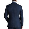 Dark Navy Linen Cotton Jacket - Image 3