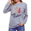 Long Sleeve Tops Sweater For Women's - Image 3