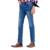 Medium Blue Straight Fitted Jeans - Image 2