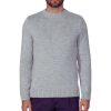 Mens Chunky Merino Wool Crew Neck Jumper - Image 8