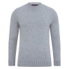 Mens Chunky Merino Wool Crew Neck Jumper - Image 10