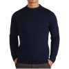 Chunky Merino Wool Crew Neck Jumper For Mens - Image 5