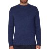 Mens Chunky Merino Wool Crew Neck Jumper - Image 5