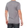 Men's  Cotton Short Sleeve Grey - 100% - Image 3