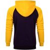 Men's Solid Pullover Hoodies Sports Soft Blend Fleece Hooded - Image 3