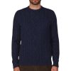 Men's Wool Cable Jumper - Image 8