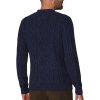 Men's Wool Cable Jumper - Image 9