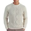 Men's Wool Cable Jumper - Image 2