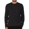 Men's Wool Cable Jumper - Image 5