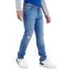 Mid Blue Slim Fit Distressed Jeans - Image 2