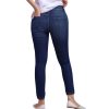 Mid Rise Skinny Denim Jeans For Women's - Image 4