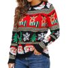 Print Long Sleeve Crew Neck Ladies Sweater - Image 7