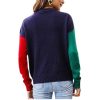 Print Long Sleeve Crew Neck Ladies Sweater - Image 7