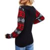 Print Long Sleeve Crew Neck Ladies Sweater - Image 5