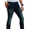 Rustic Blue Slim Fit Jeans For Men's - Image 3