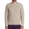 Sheepsoft Wool Fisherman Rib Knit Jumper For Mens - Image 4