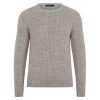 Sheepsoft Wool Fisherman Rib Knit Jumper For Mens - Image 5