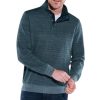 Stehkragen Petrolblau Sweater Mit Sweatshirt - Image 2