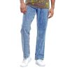 Summer Blue Baggy Fit Jeans For Men's - Image 2