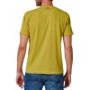 Men`s Cotton Short Sleeve T-Shirt Yellow - Image 3