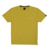 Men`s Cotton Short Sleeve T-Shirt Yellow - Image 4