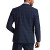 Tailored Fit Jenson Navy Check Suit - Image 4