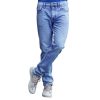 Luxury European Denim Pants with Tapered Fit - Image 2