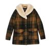 Women's Wool Trapper Coat Jacket - Image 4