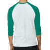 ¾ Sleeve Intelligent Baseball T-Shirt - Image 7