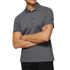 Asphalt-Grey Polo Shirt With Three Buttons - Image 2