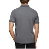 Asphalt-Grey Polo Shirt With Three Buttons - Image 3